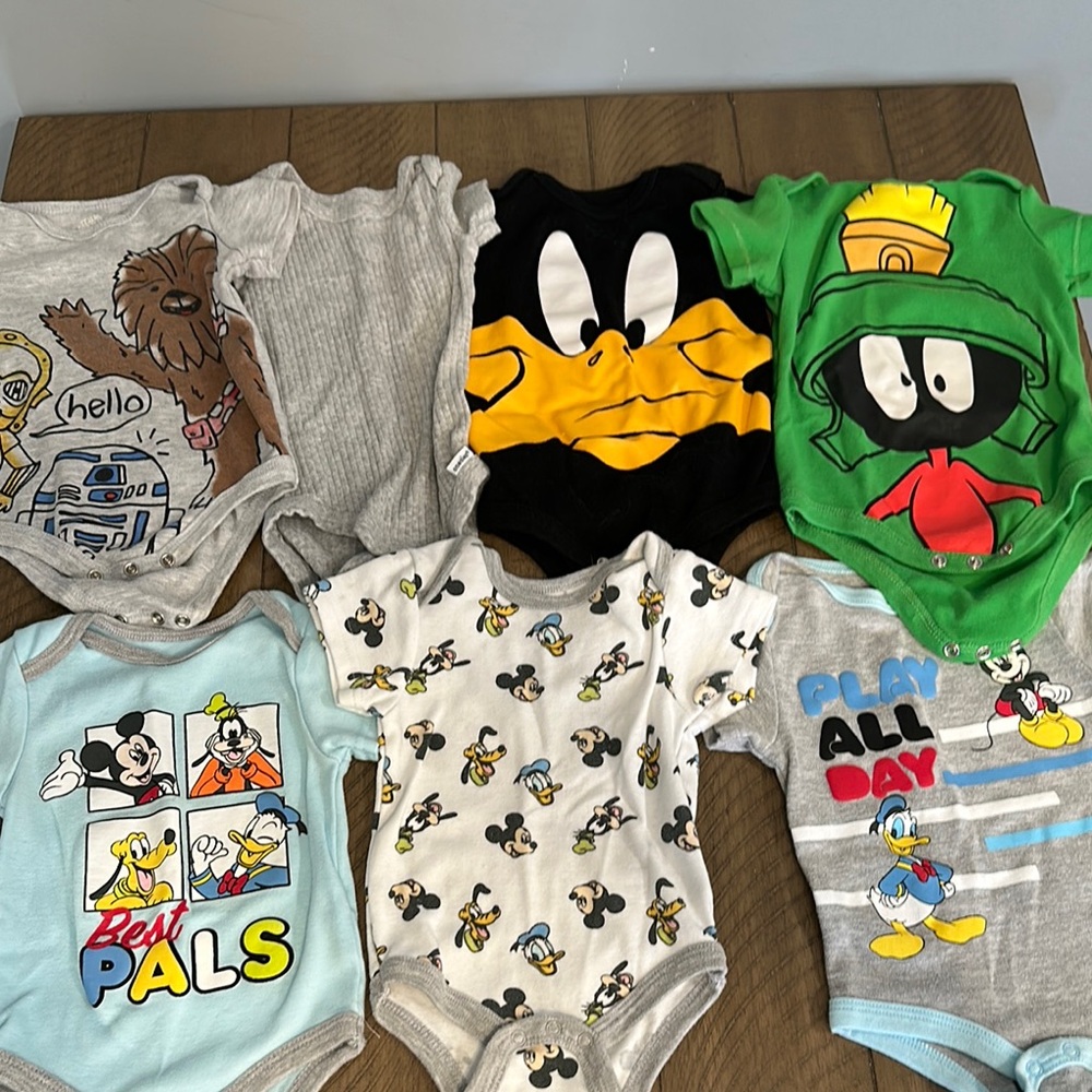 Disney Baby and Looney Tunes One Piece Set